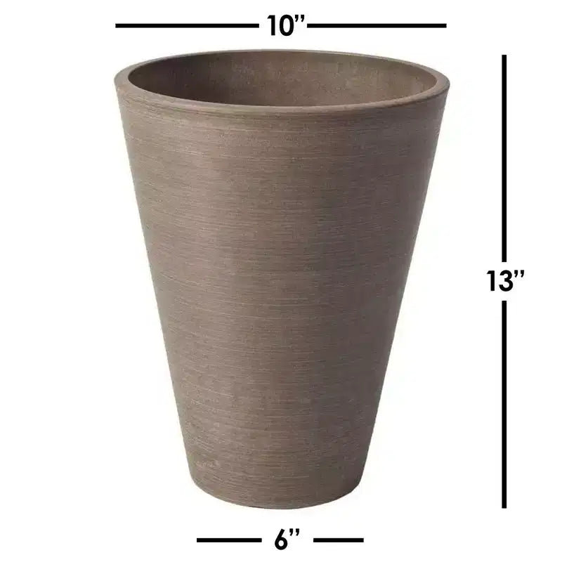 Jardinière conique ronde