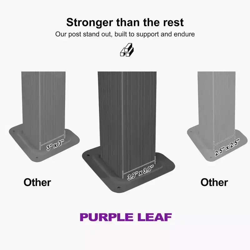 Gloriette à toit rigide Gloriette à cadre en aluminium avec acier galvanisé