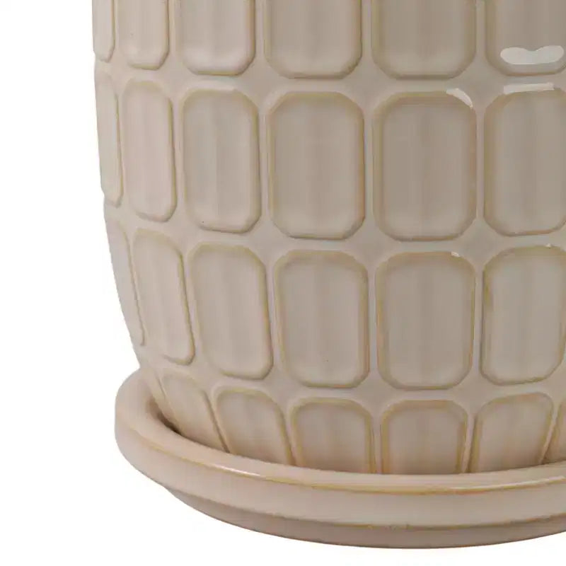 Pots de fleurs décoratifs avec soucoupes - Pots de fleurs pour la décoration intérieure