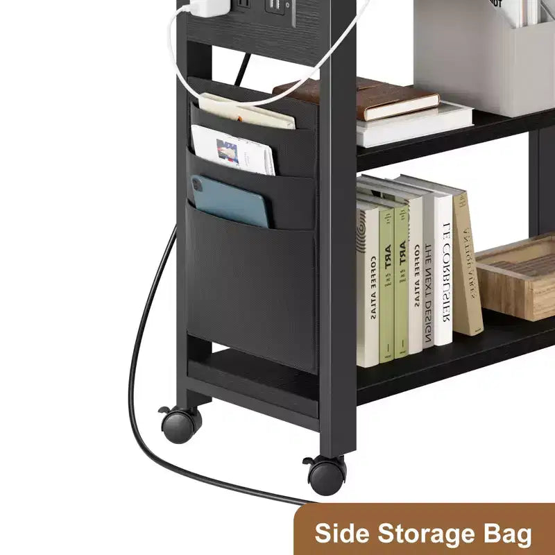 Table d'appoint pivotante avec roulettes blocables