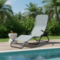 Fauteuil de jardin inclinable pliant zéro gravité à bascule