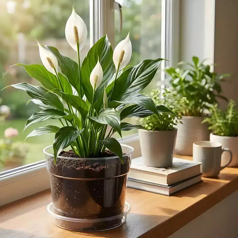 Lot de 20 pots de pépinière transparents pour plantes, pots de fleurs en plastique très transparents