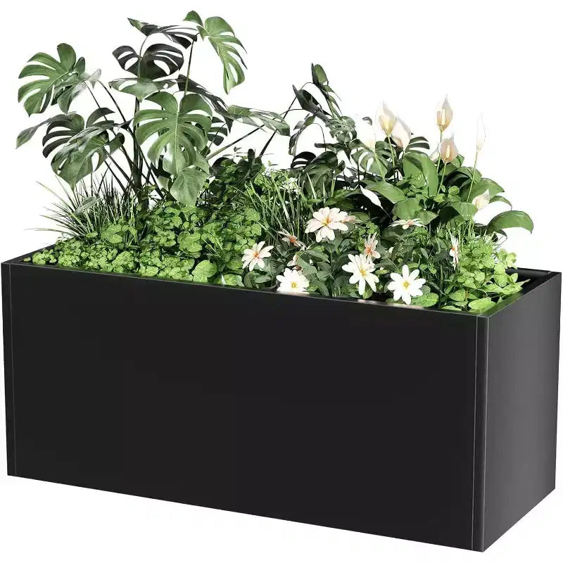 Jardinière de jardin en métal résistant aux intempéries
