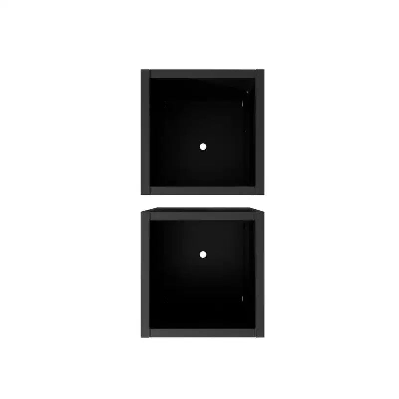 2 pièces jardinières carrées en métal, bacs à fleurs cubiques, jardinières à grands trous