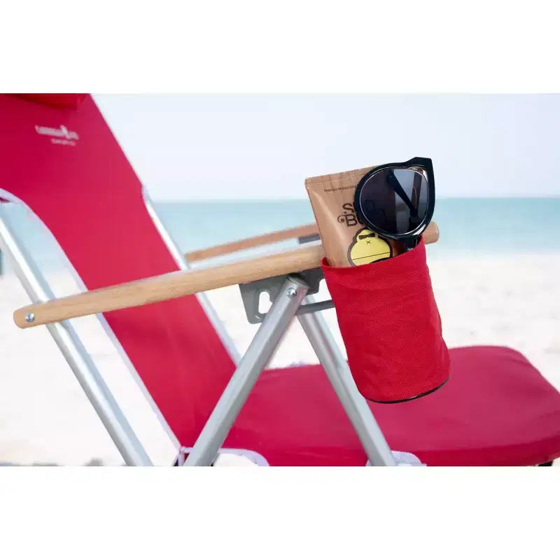Chaise de plage portable d'extérieur pour poids lourds